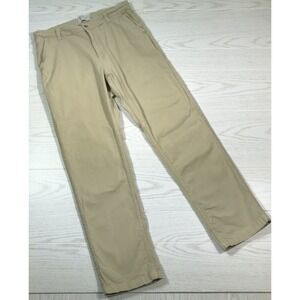 Heybo Outdoors Field Pants Men 32x30 Beige Canvas Cotton Hiking Hunting Work
